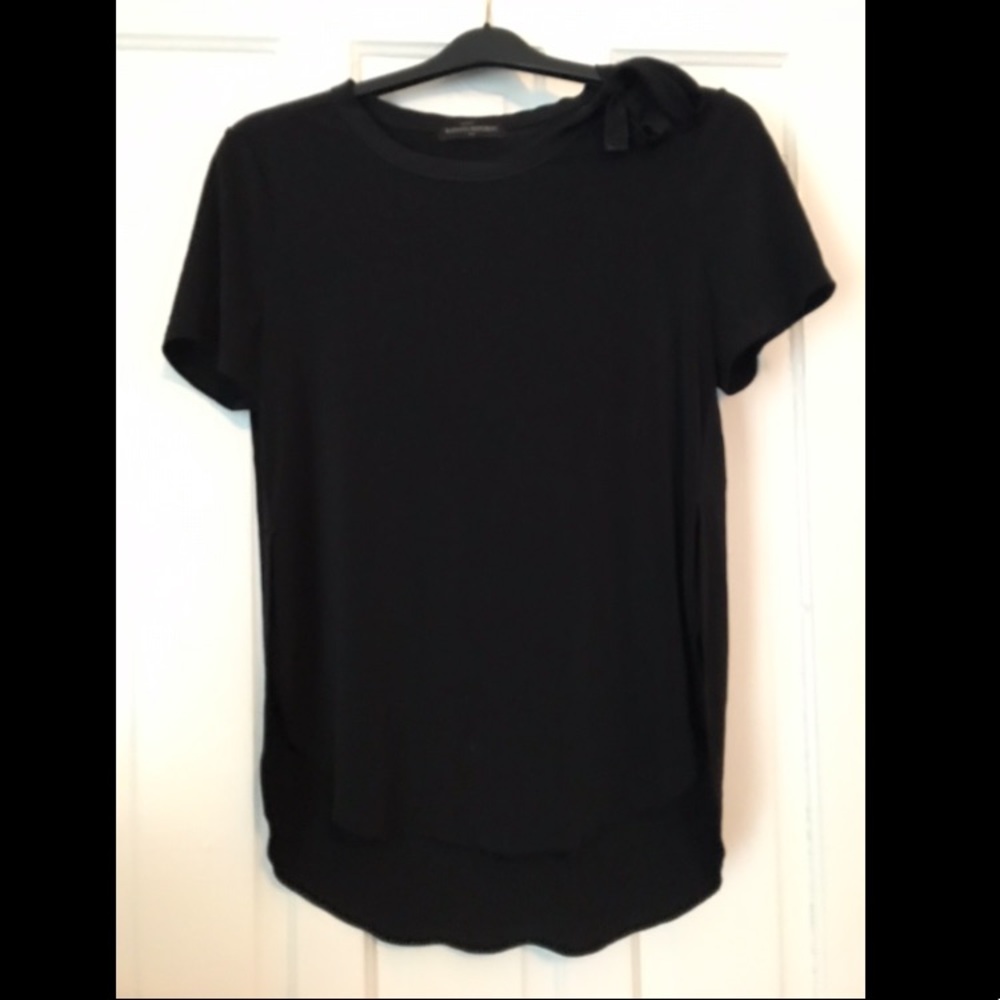 Banana Republic black side slit top